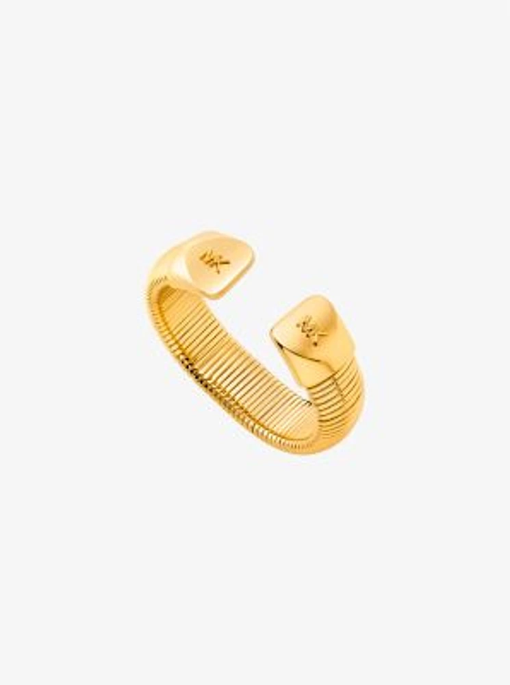Precious Metal-Plated Brass Cuff