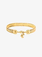 Precious Metal-Plated Brass Snake Chain Bracelet