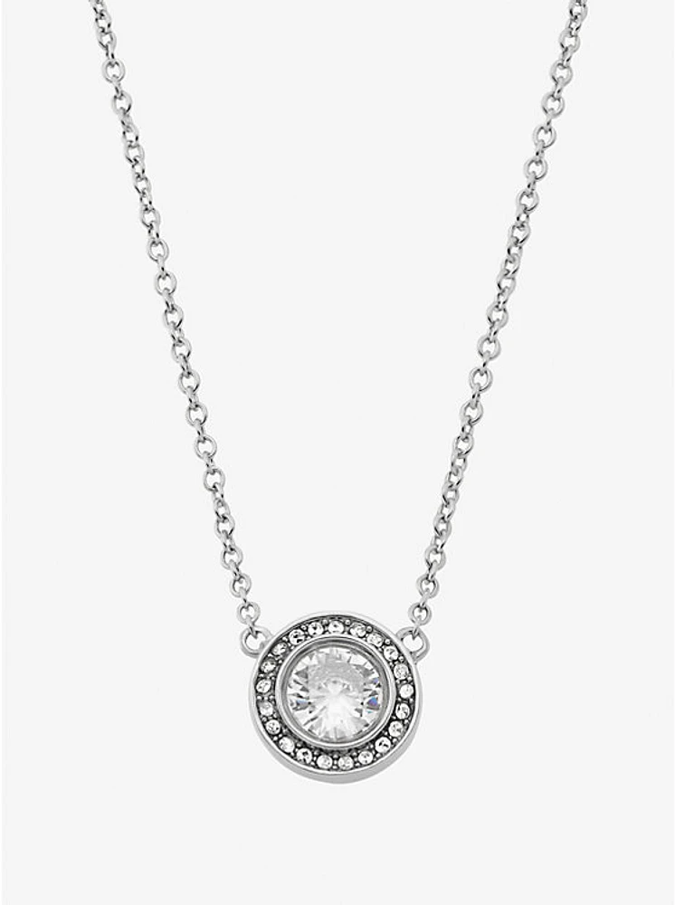 Pavé Halo Necklace