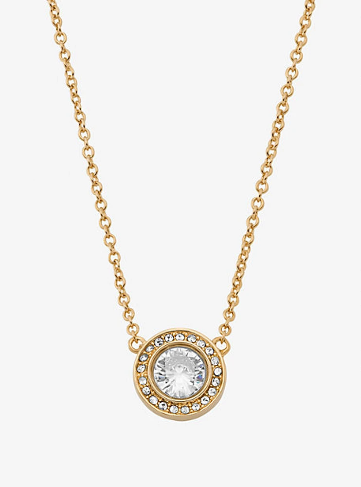 Pavé Halo Necklace