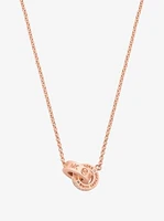 Pavé Logo Intertwined Necklace