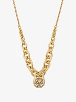 Pavé Lock Necklace