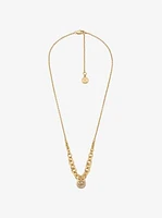 Pavé Lock Necklace