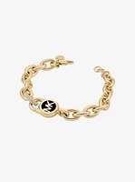 Pavé Lock Chain Link Bracelet