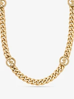 Greenwich Precious Metal-Plated Brass Curb Link Necklace