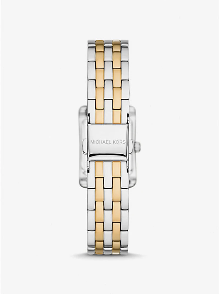 Mini Monroe Pavé Two-Tone Watch