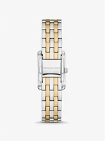 Mini Monroe Pavé Two-Tone Watch