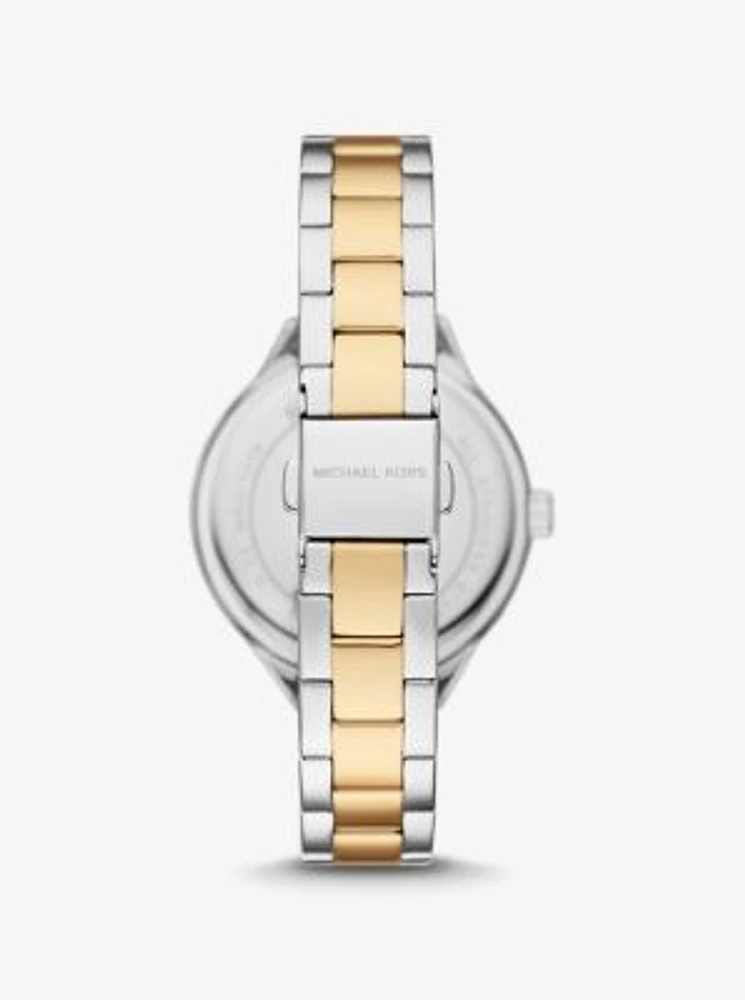 Aspyn Two-Tone Watch