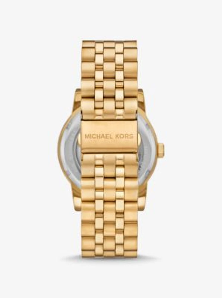 Oversized Hutton Gold-Tone Watch