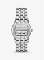Oversized Hutton Silver-Tone Watch