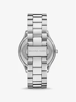 Oversized Aspyn Silver-Tone Watch