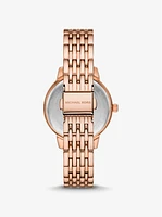Melissa Pavé Rose Gold-Tone Watch