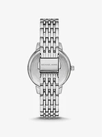 Melissa Pavé Silver-Tone Watch