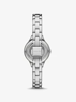 Petite Aspyn Pavé Silver-Tone Watch