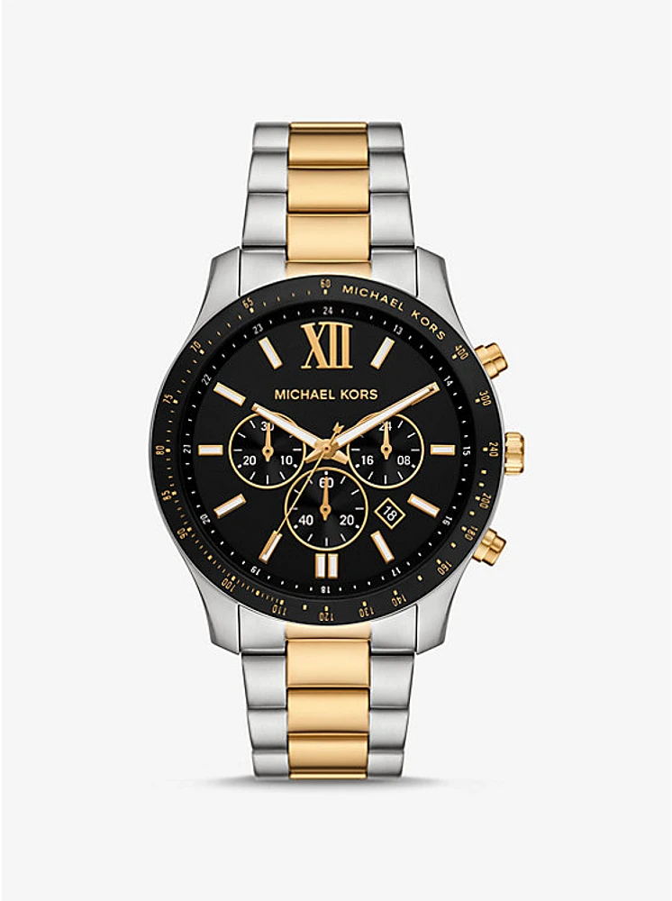 Oversized Berkley Two-Tone Watch