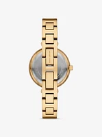 Mini Laney Gold-Tone Bangle Watch