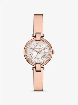 Mini Laney Rose Gold-Tone Bangle Watch