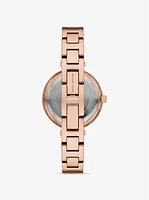 Mini Laney Rose Gold-Tone Bangle Watch