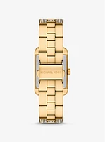 Monroe Pavé Gold-Tone Watch