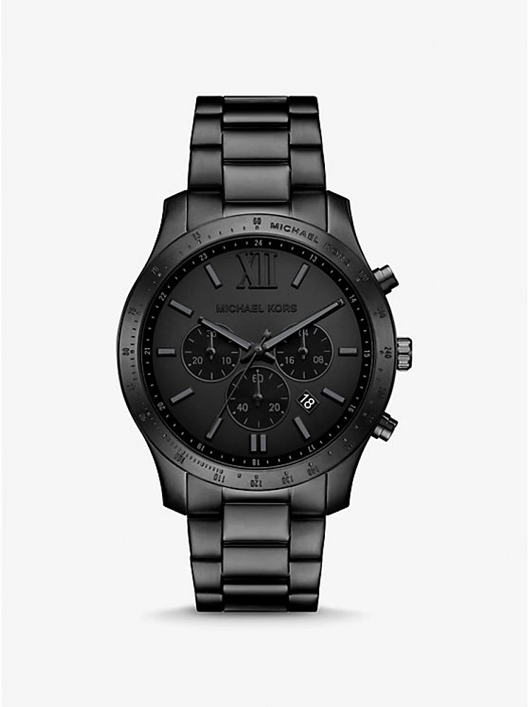 Oversized Berkley Black-Tone Watch