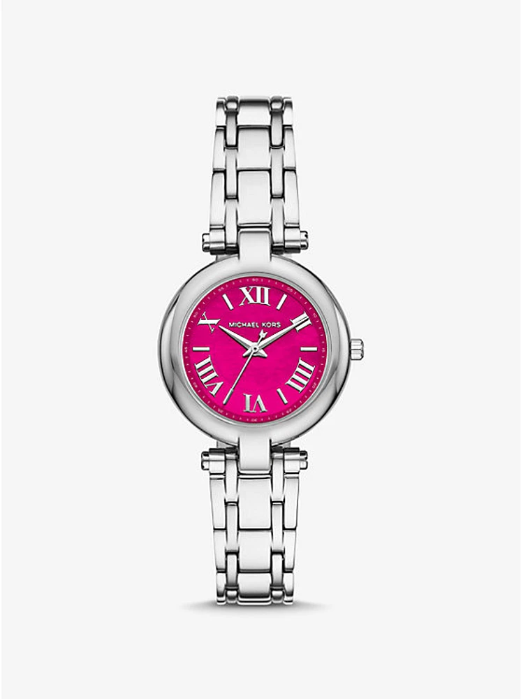 Reloj Laney mini en tono plateado