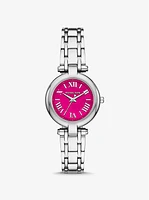 Reloj Laney mini en tono plateado