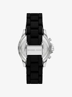 Oversized Everest Pavé Silver-Tone Watch