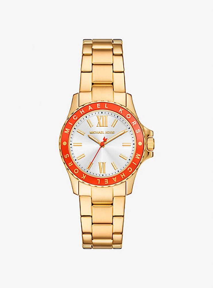 Mini Everest Gold-Tone Watch