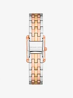 Mini Monroe Pavé Tri-Tone Watch