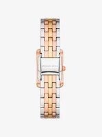 Mini Monroe Pavé Tri-Tone Watch
