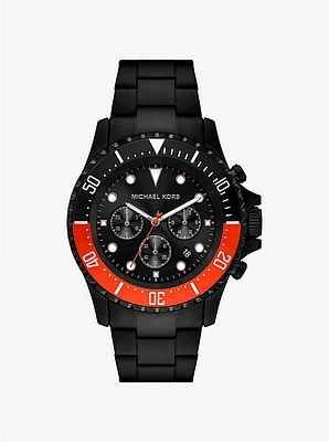 Oversized Everest Black-Tone Watch