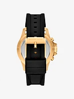 Oversized Everest Gold-Tone and Silicone Watch
