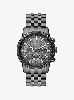 Oversized Hutton Gunmetal Watch