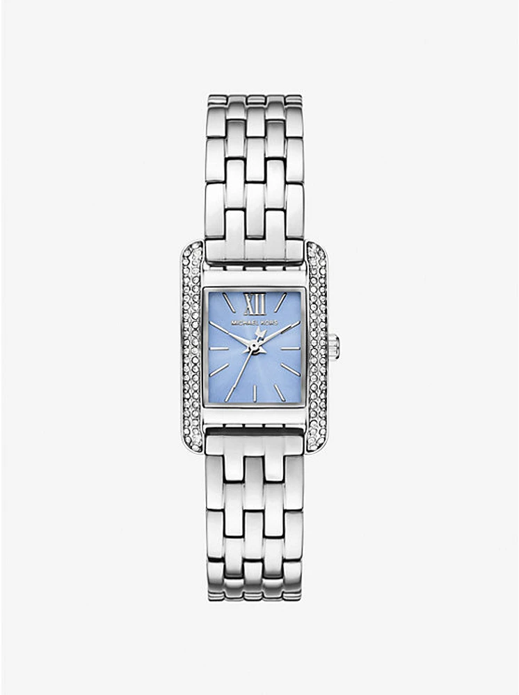 Mini Monroe Pavé Silver-Tone Watch