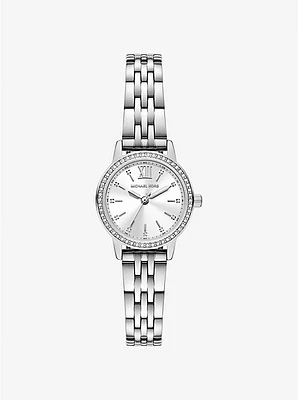Mini Melissa Pavé Silver-Tone Watch