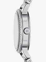 Mini Melissa Pavé Silver-Tone Watch
