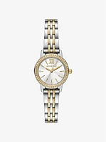 Mini Melissa Pavé Two-Tone Watch