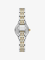 Mini Melissa Pavé Two-Tone Watch