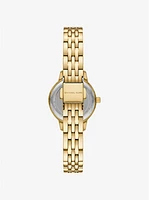Mini Melissa Pavé Gold-Tone Watch