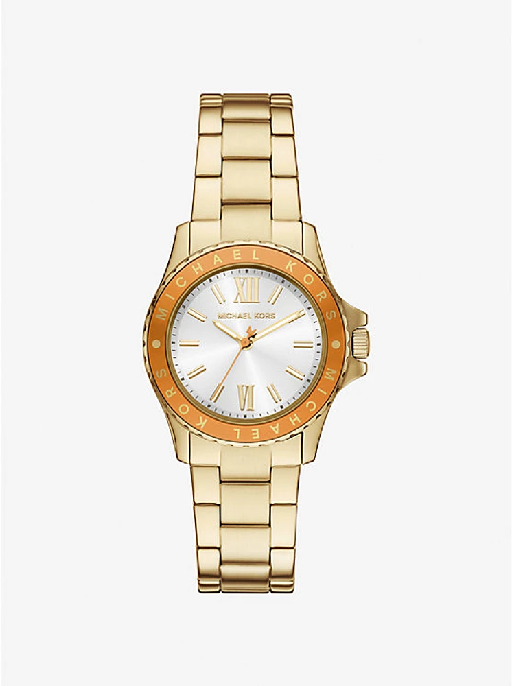Mini Everest Gold-Tone Watch