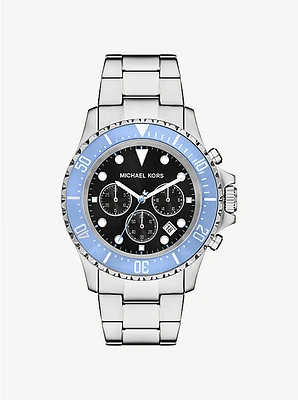 Oversized Everest Silver-Tone Watch