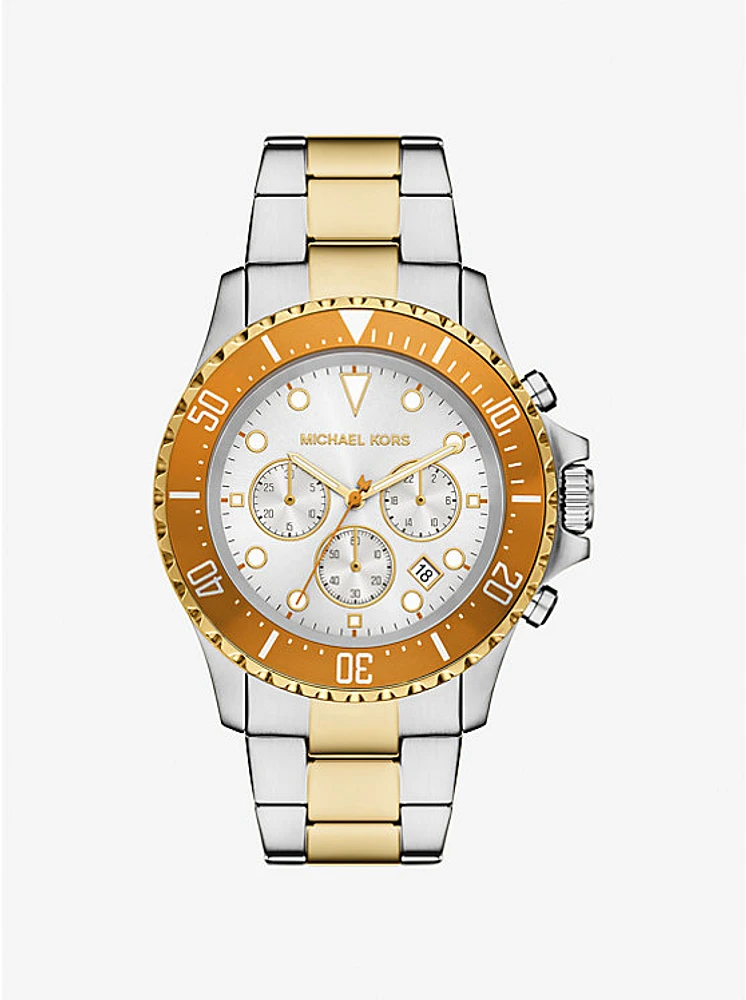 Oversized Everest Two-Tone Watch