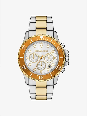 Oversized Everest Two-Tone Watch