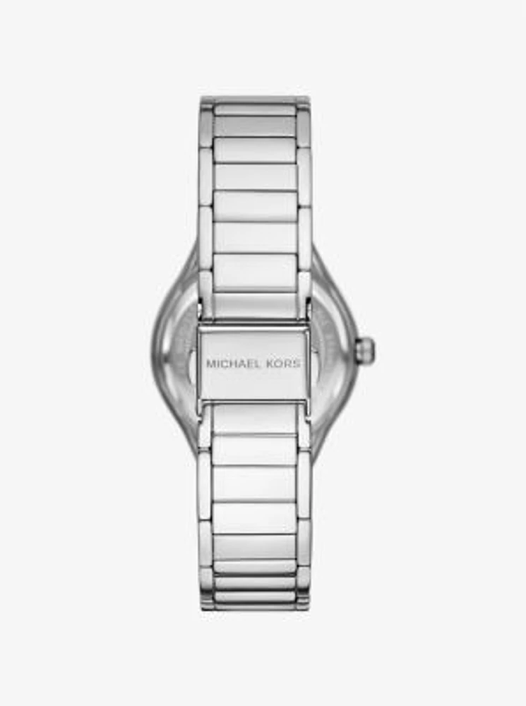 Mini Sylvia Pavé Silver-Tone Watch and Bracelet Gift Set