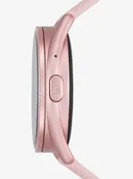Michael Kors Access Gen 5E MKGO Pink-Tone and Logo Rubber Smartwatch