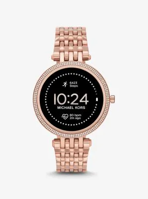 Gen 5E Darci Pavé Rose Gold-Tone Smartwatch