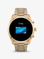 Gen 6 Bradshaw Pavé Gold-Tone Smartwatch