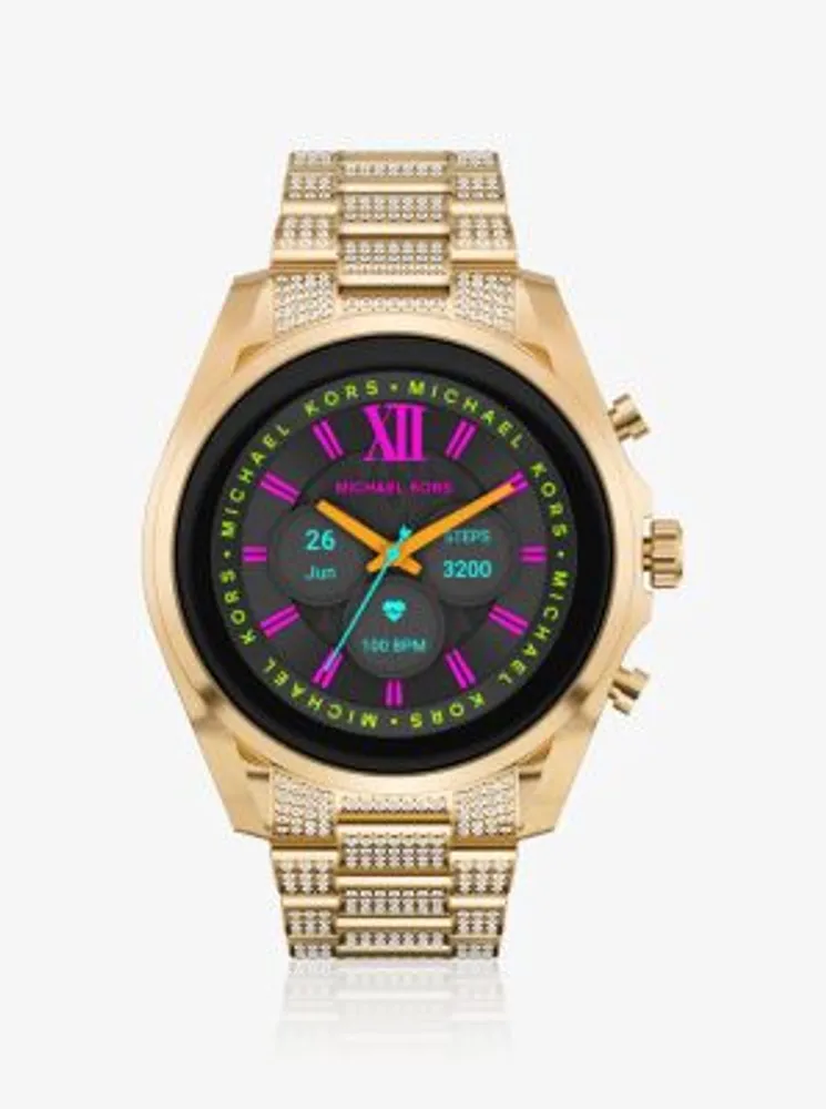 Gen 6 Bradshaw Pavé Gold-Tone Smartwatch