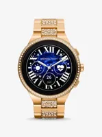 Gen 6 Camille Pavé Gold-Tone Smartwatch