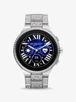 Gen 6 Camille Pavé Silver-Tone Smartwatch